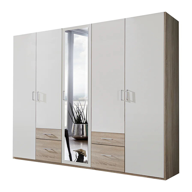 6 door wardrobe mirror door