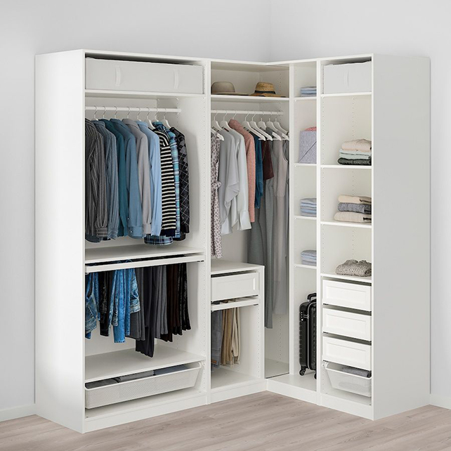 Corner wardrobe